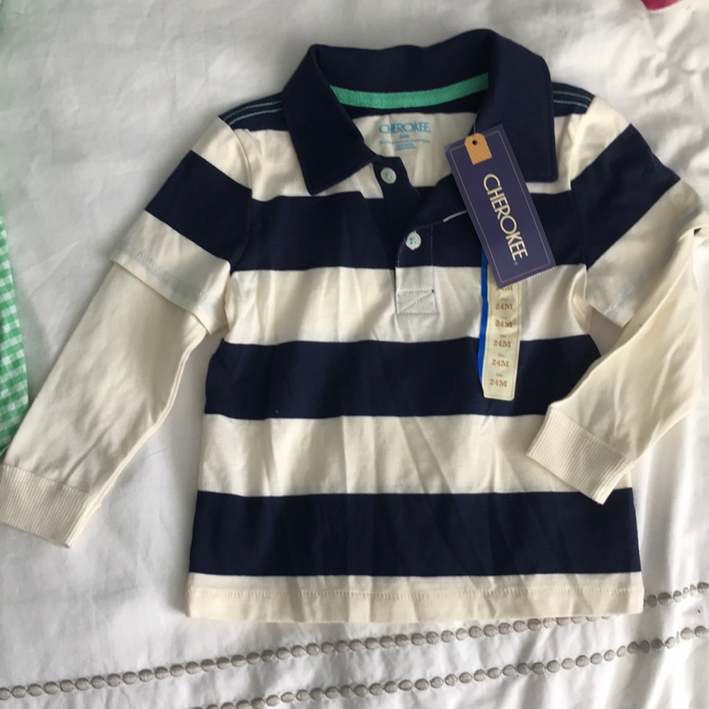 Boys 24month long sleeve button down